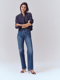 Carla High Rise Straight Jean