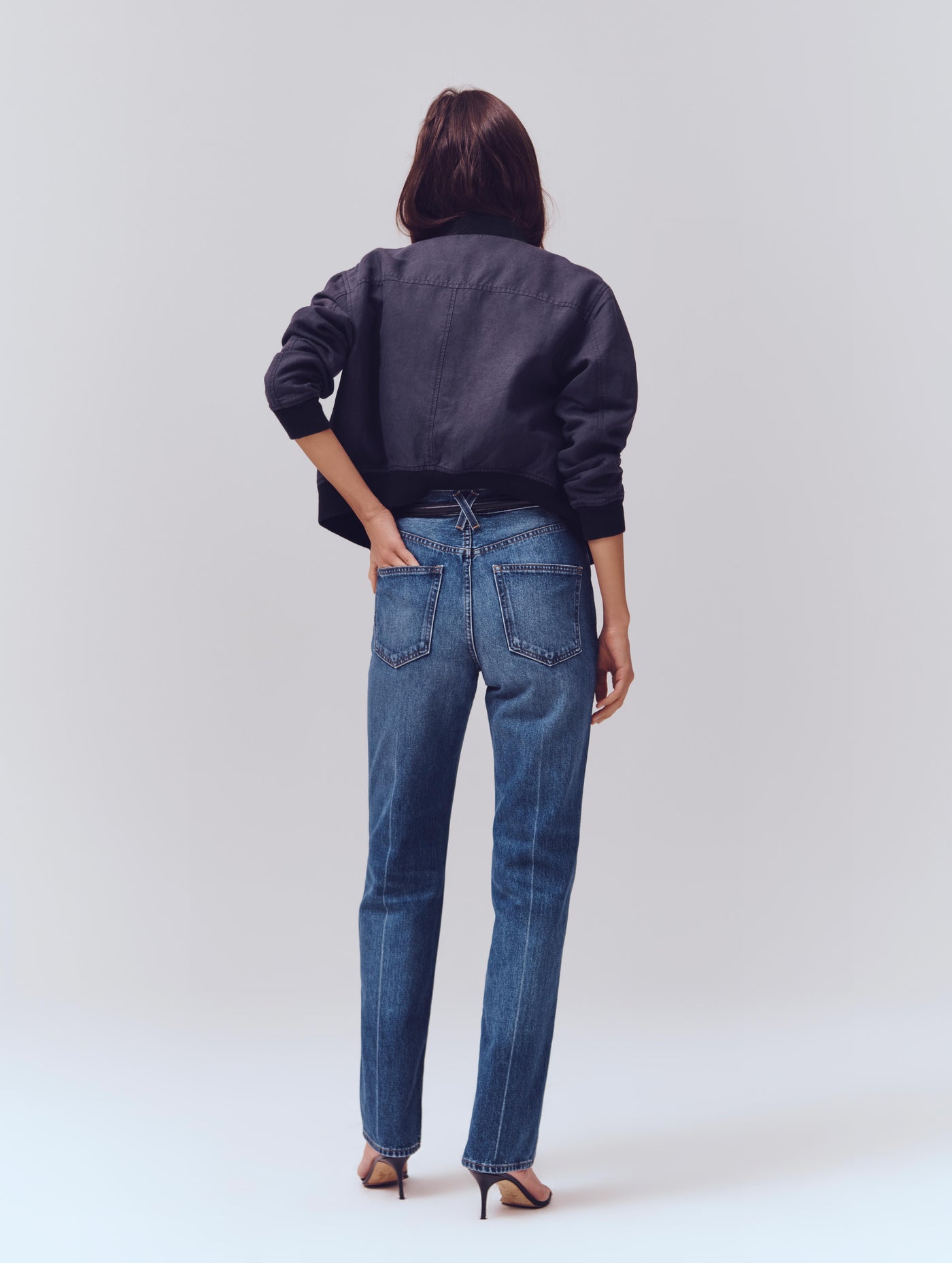 Carla High Rise Straight Jean