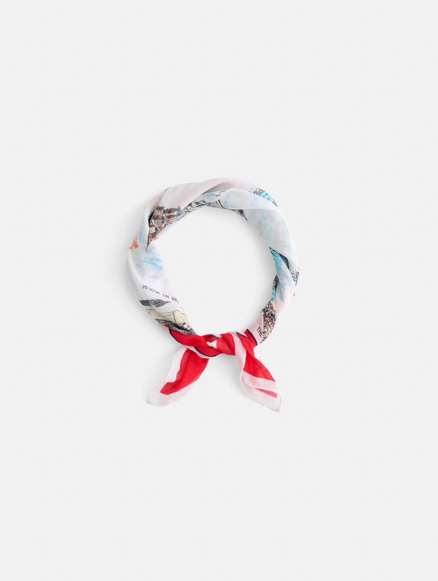 Travel Scarf In Cotton Voile