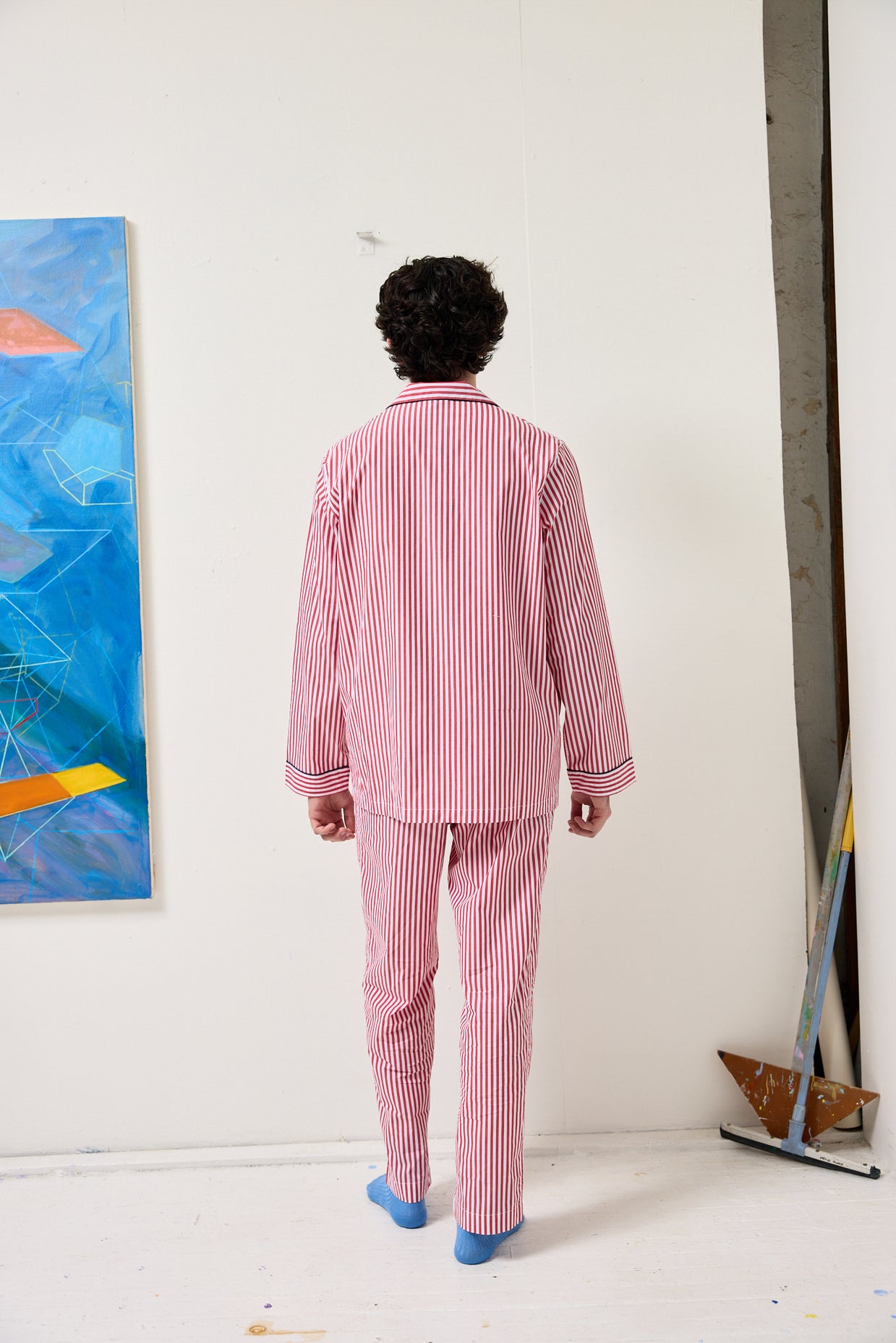 Schostal x Alex Mill Striped Long Sleeve Pajama Set