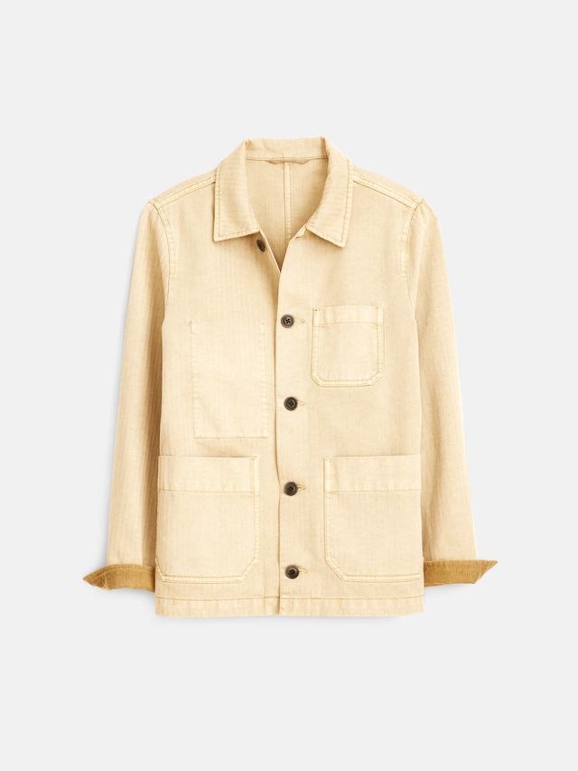 Britt Work Jacket In Herringbone
