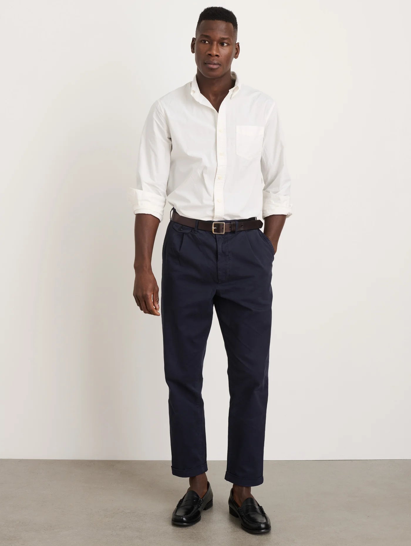 Mill Shirt In Cotton Poplin