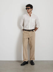 Mill Shirt In Cotton Poplin