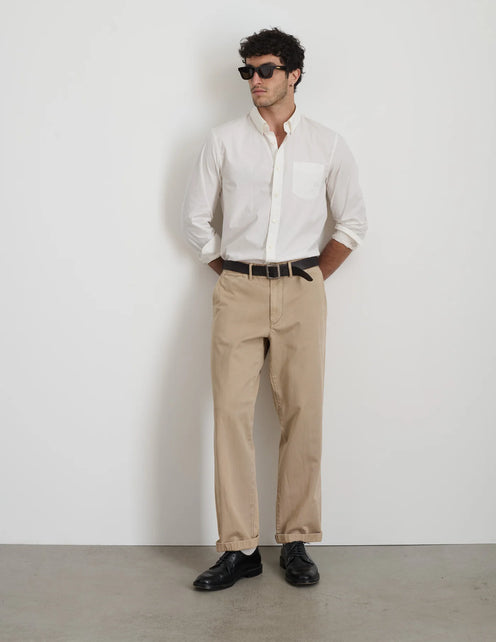 Mill Shirt In Cotton Poplin