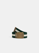 Striped Web Belt