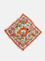 Travel Scarf In Cotton Voile