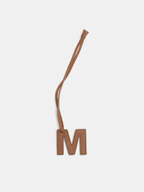 Alphabet Charm in Leather
