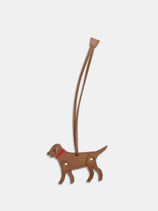 Dog Charm in Leather