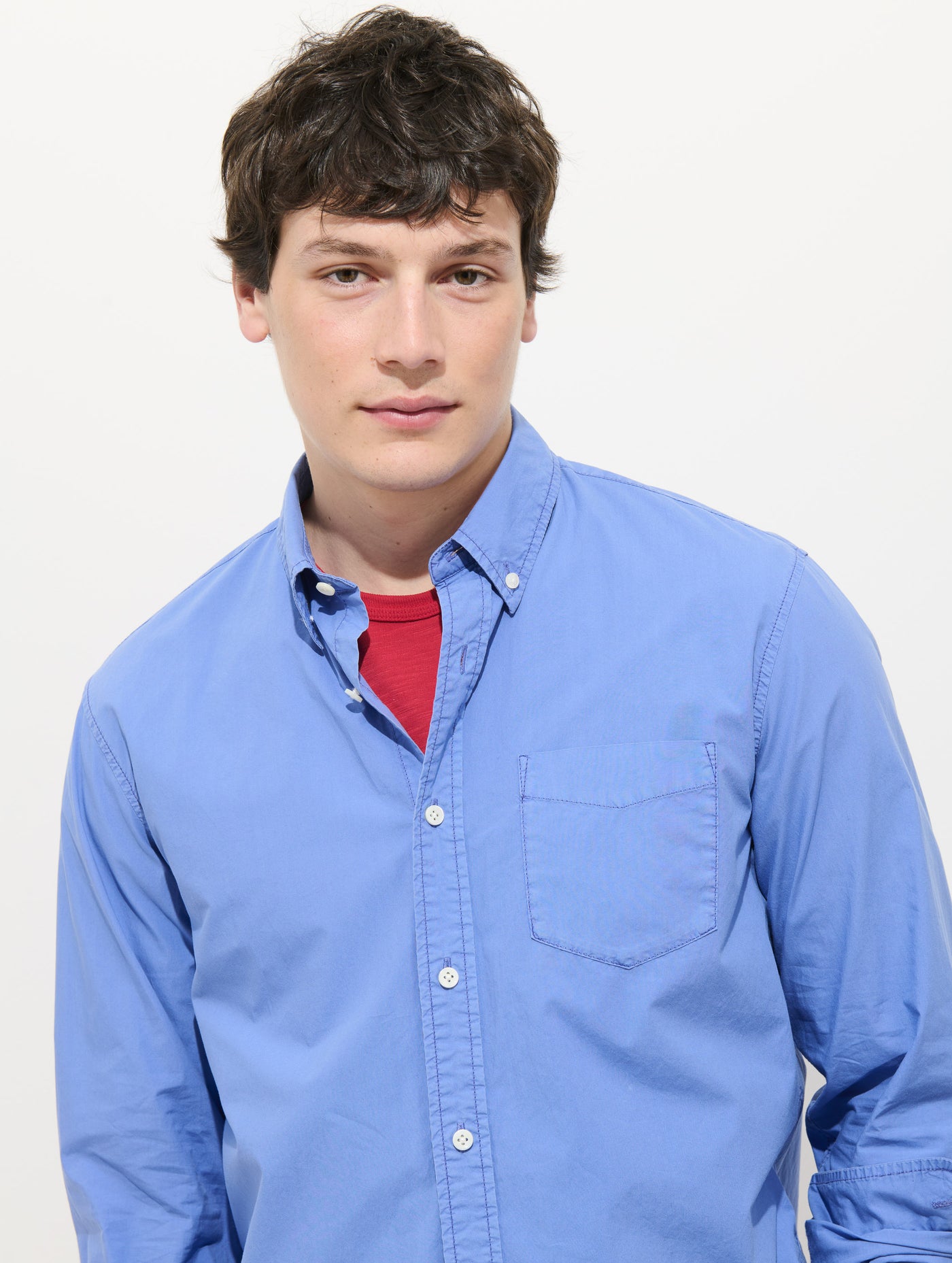 Mill Shirt In Cotton Poplin