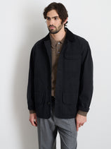 Frontier Jacket In Washed Black