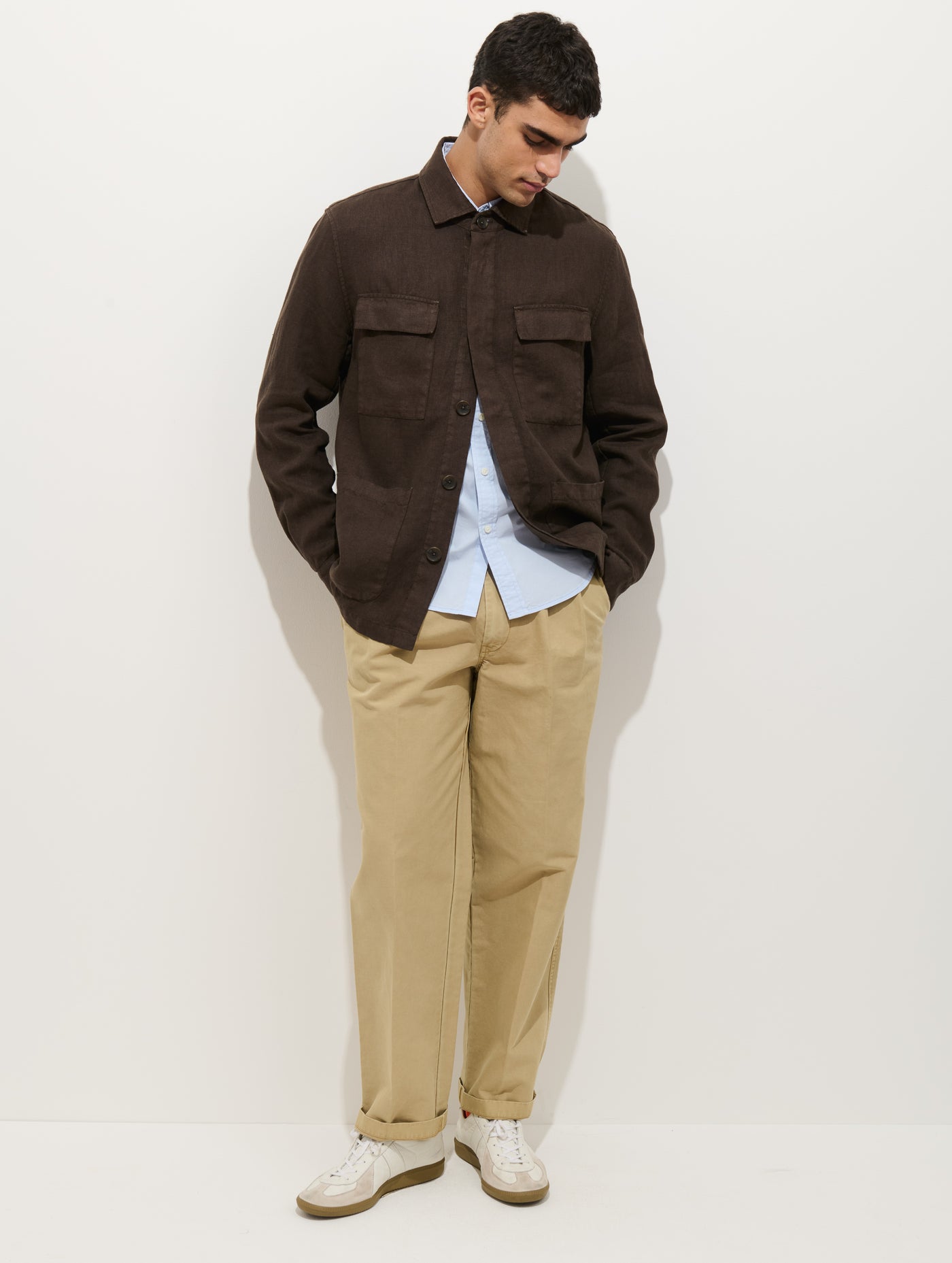 Riviera Work Jacket In Linen