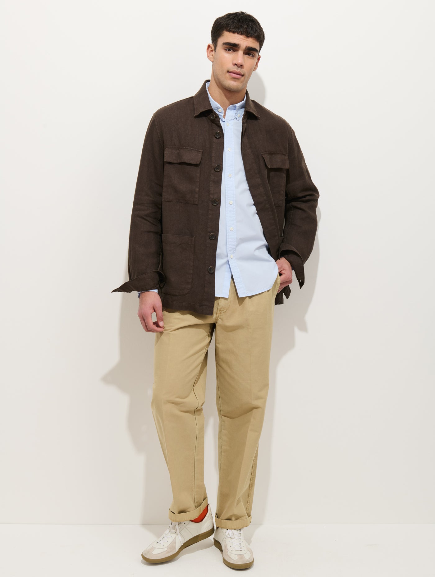Riviera Work Jacket In Linen