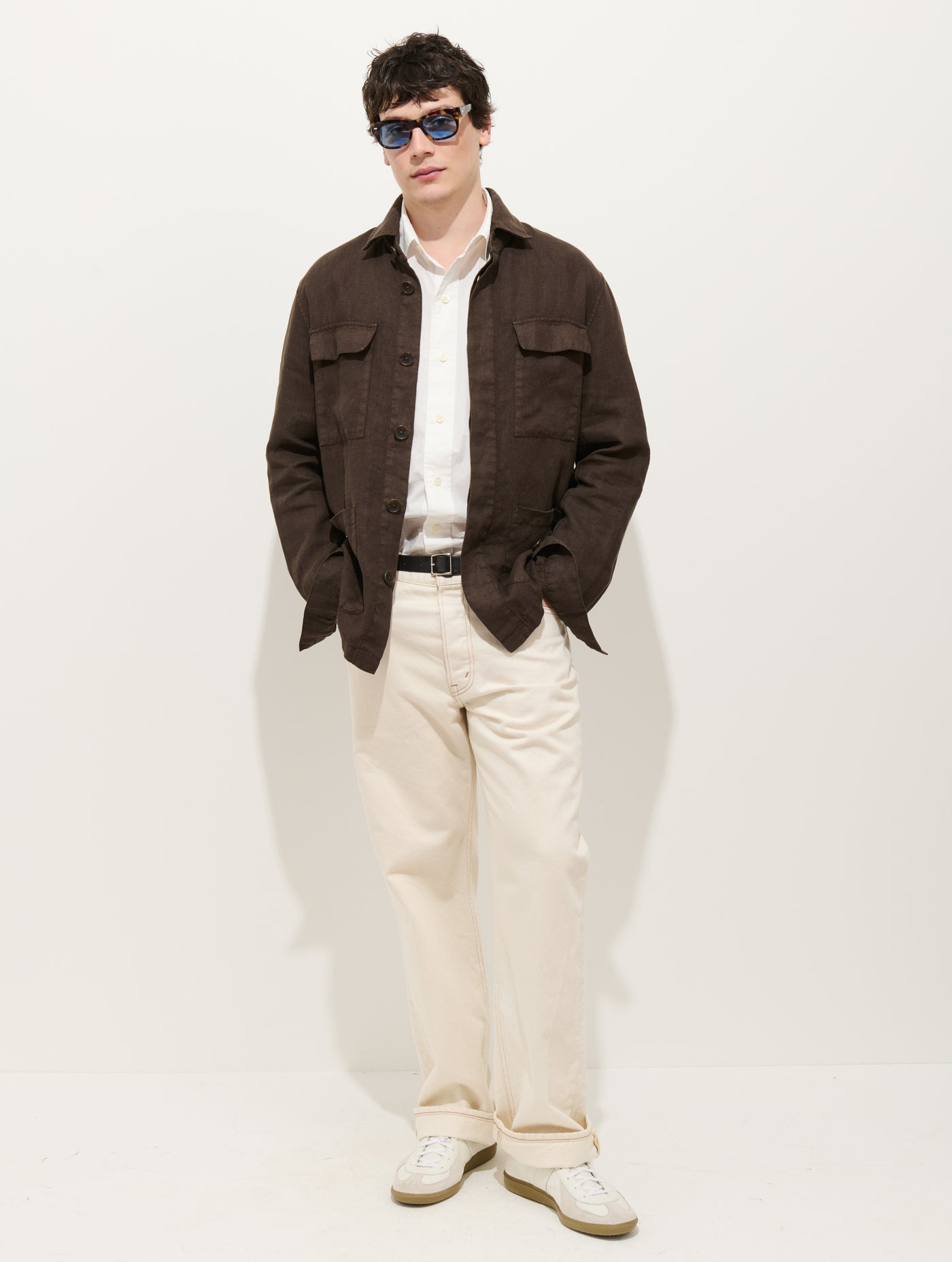 Riviera Work Jacket In Linen