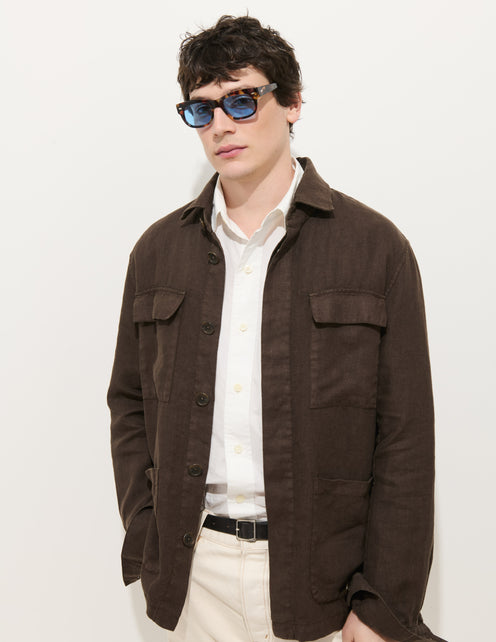 Riviera Work Jacket In Linen