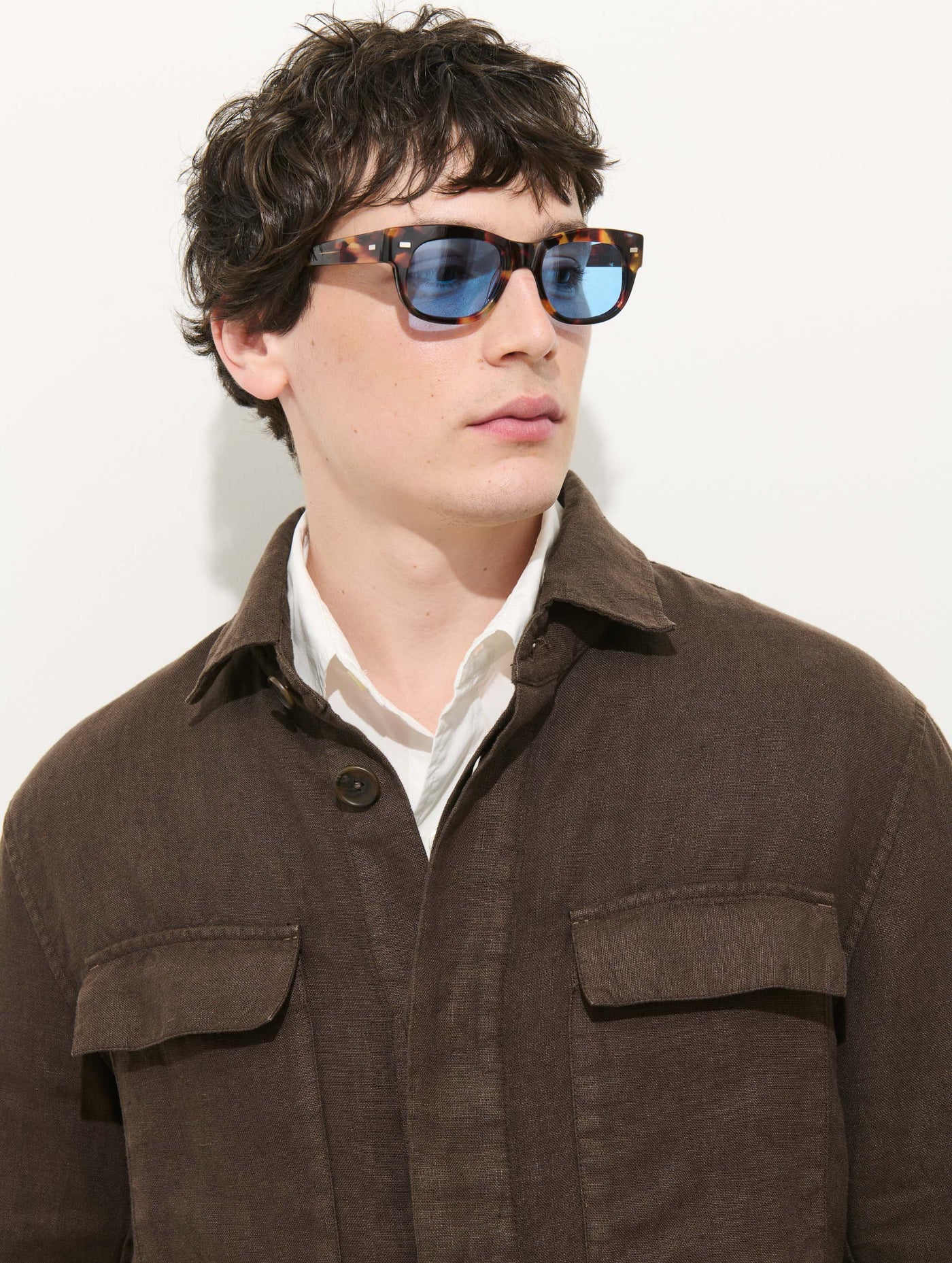 Riviera Work Jacket In Linen