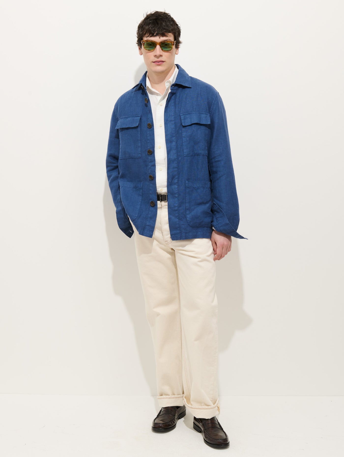 Riviera Work Jacket In Linen