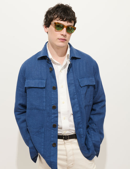 Riviera Work Jacket In Linen