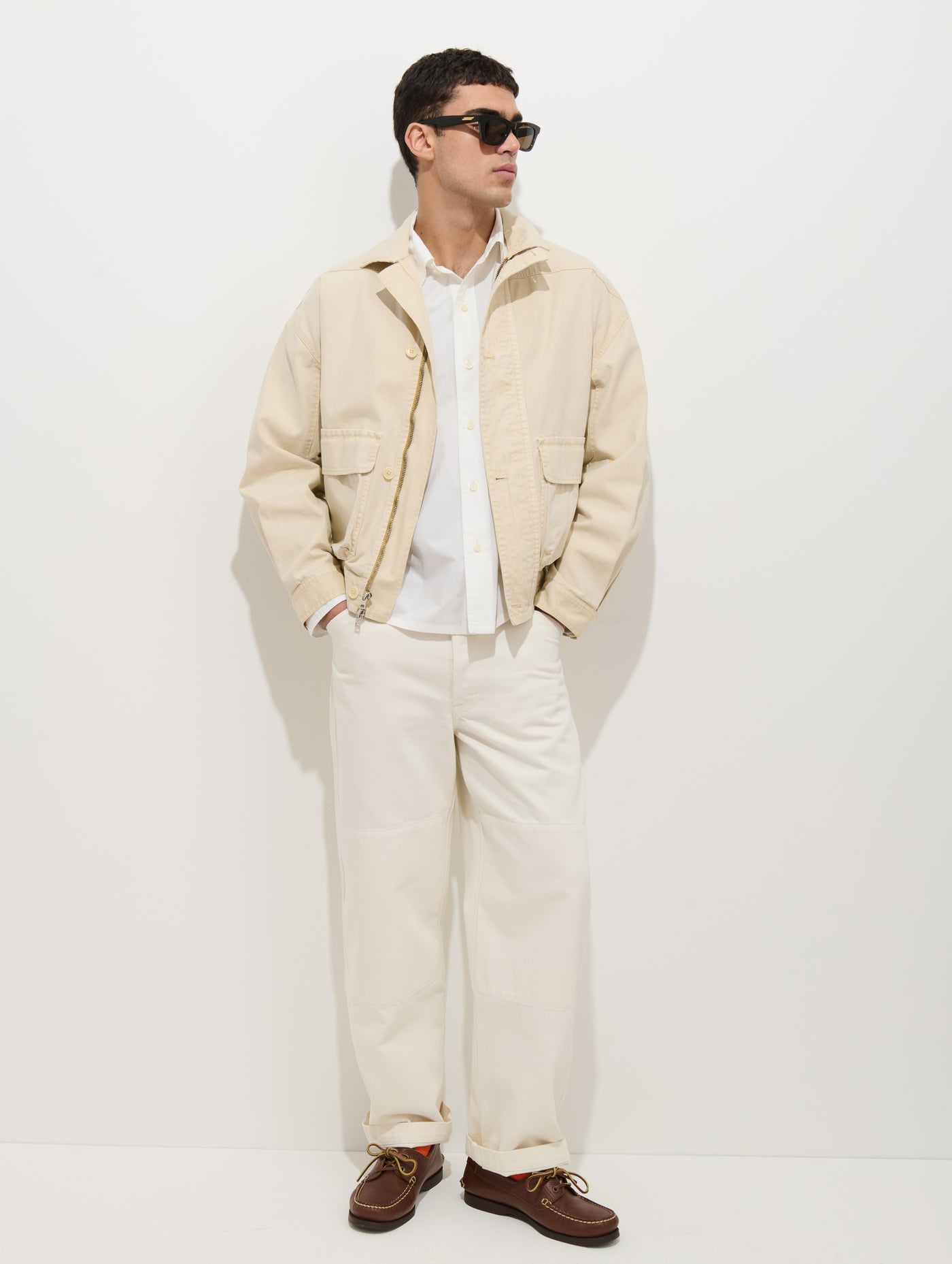 Giorgio Bomber Jacket In Canvas