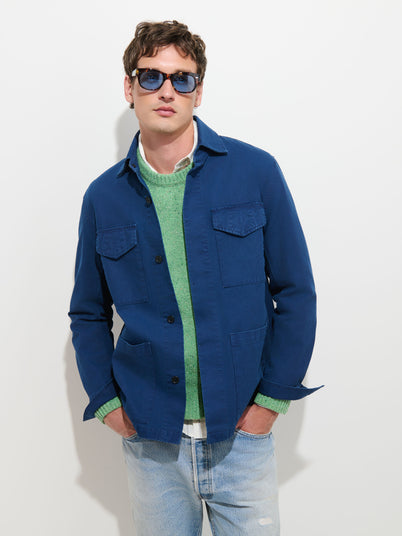 Garment Dyed Chore Jacket in Canvas