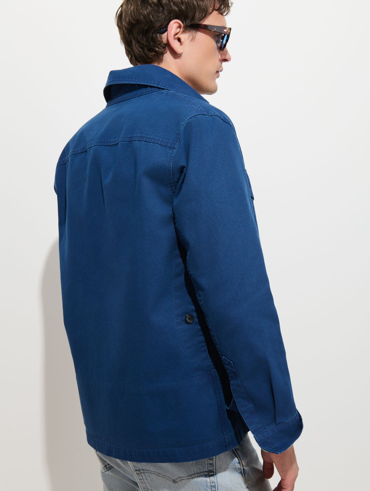 Garment Dyed Work Jacket in Canvas