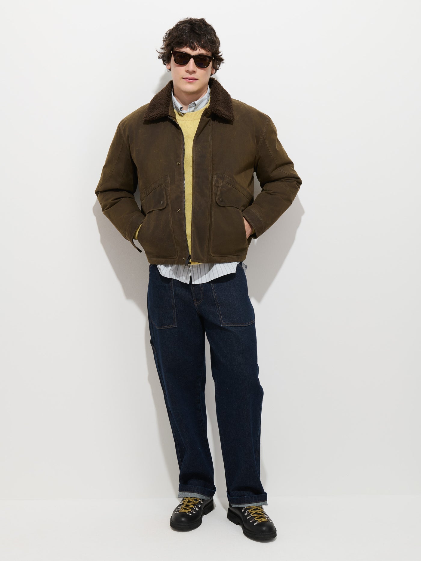 Smith Bomber Jacket in Waxed Canvas