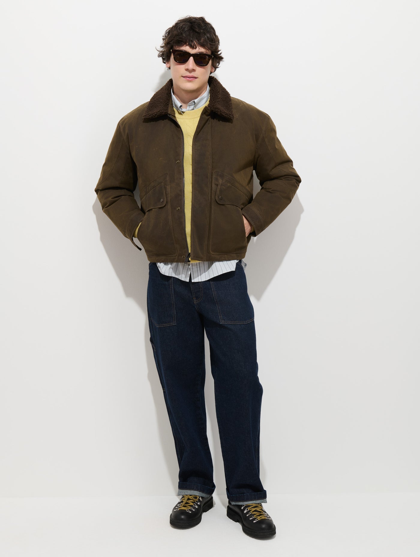 Smith Bomber Jacket in Waxed Canvas