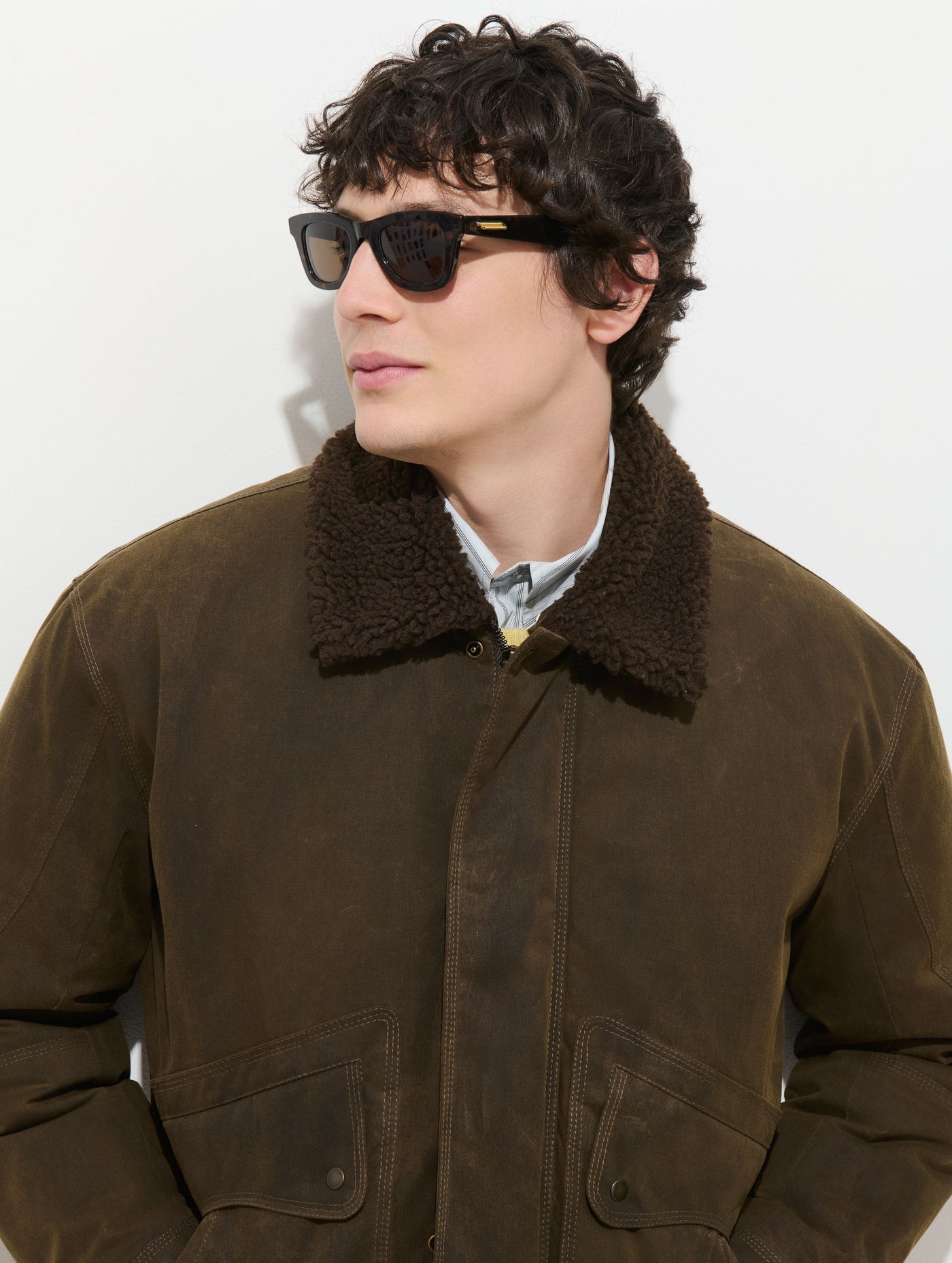 Smith Bomber Jacket in Waxed Canvas