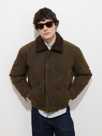 Smith Bomber Jacket in Waxed Canvas