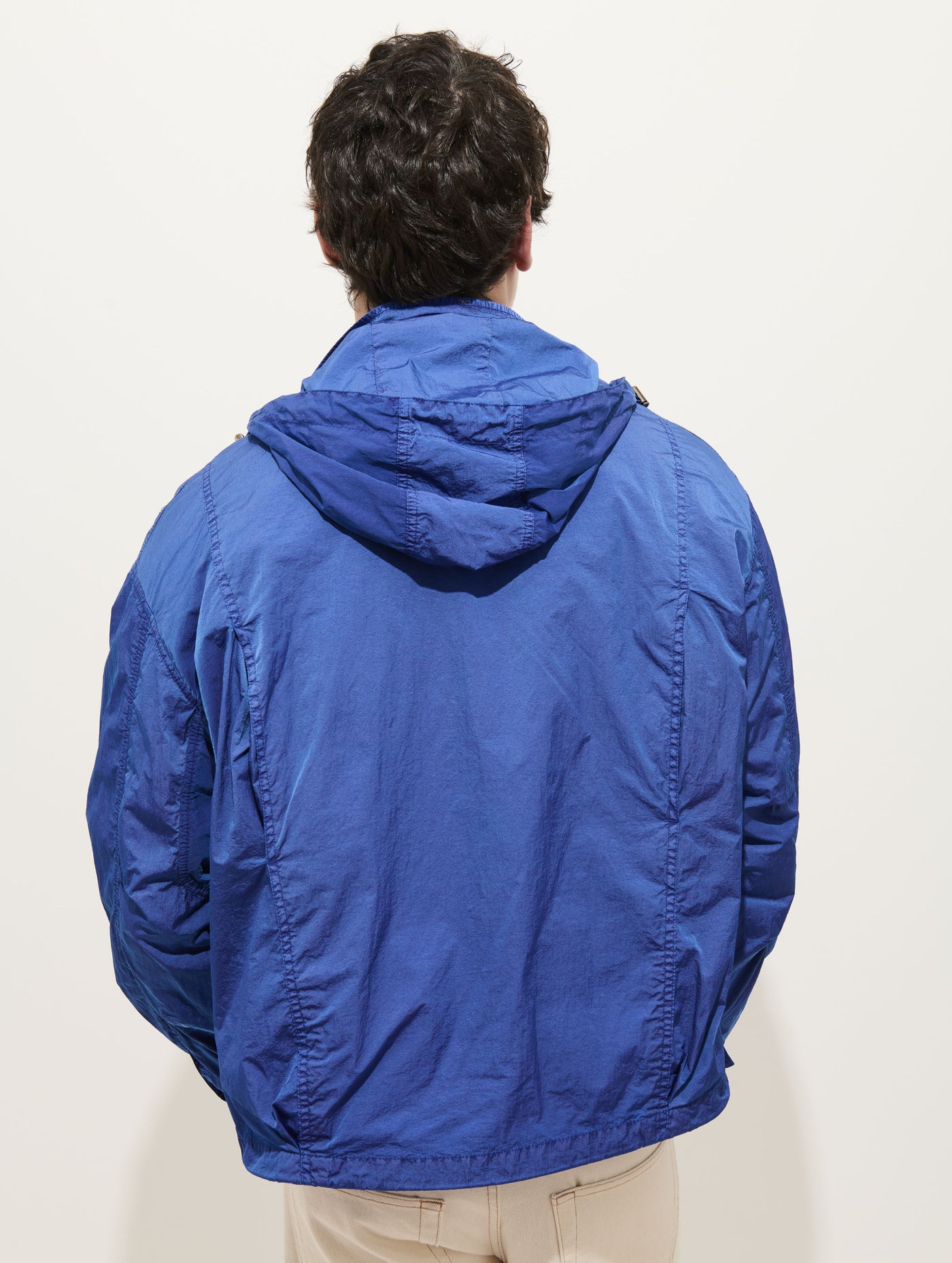 David Windbreaker In Crinkle Nylon