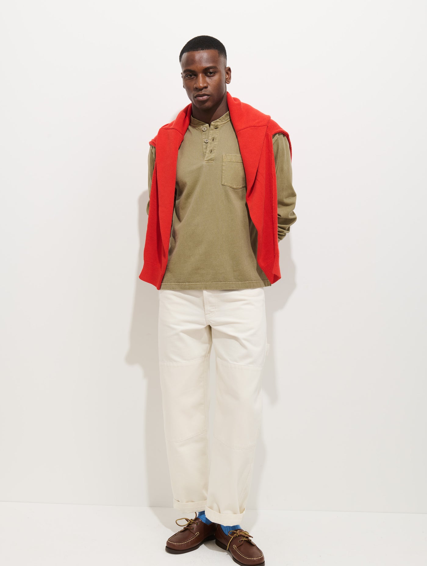 Alan Henley In Heavyweight Cotton