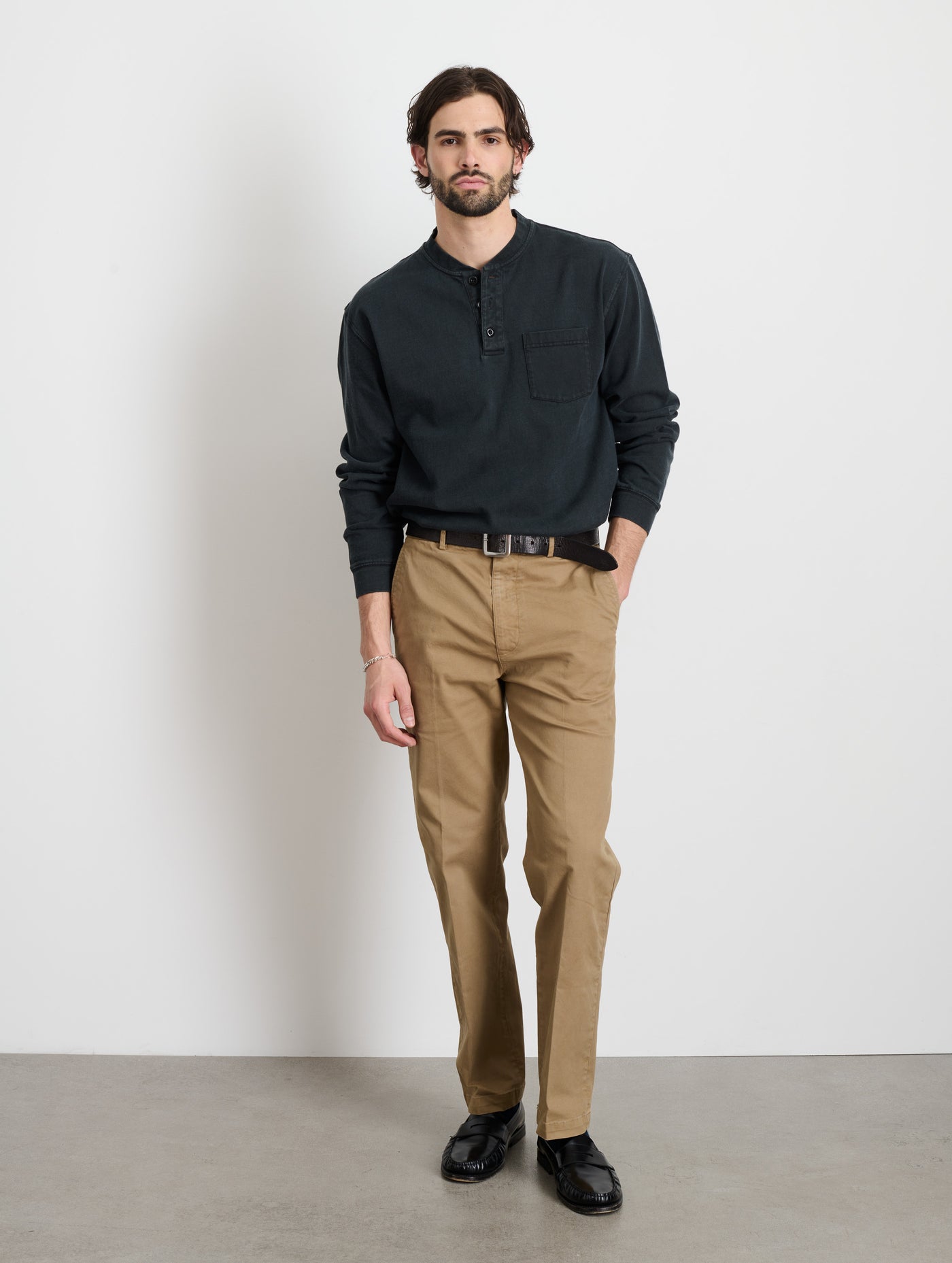Alan Henley In Heavyweight Cotton