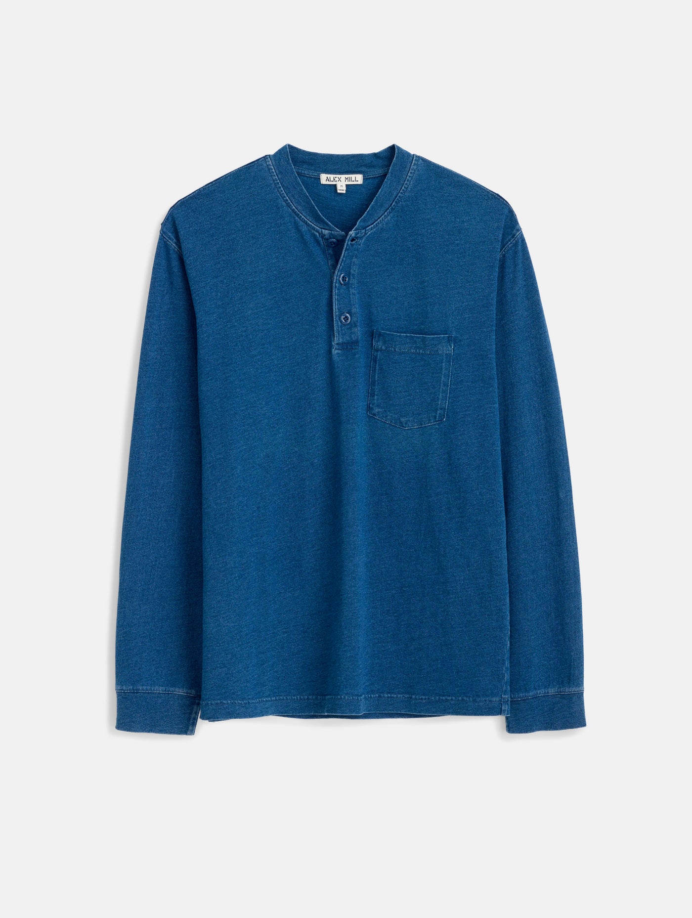 Alan Henley In Indigo Slub Cotton