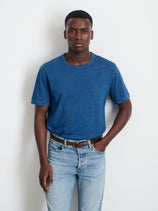 Standard T Shirt In Indigo Slub Cotton
