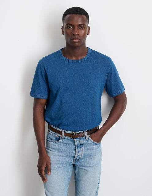 Standard T-Shirt in Indigo Slub Cotton