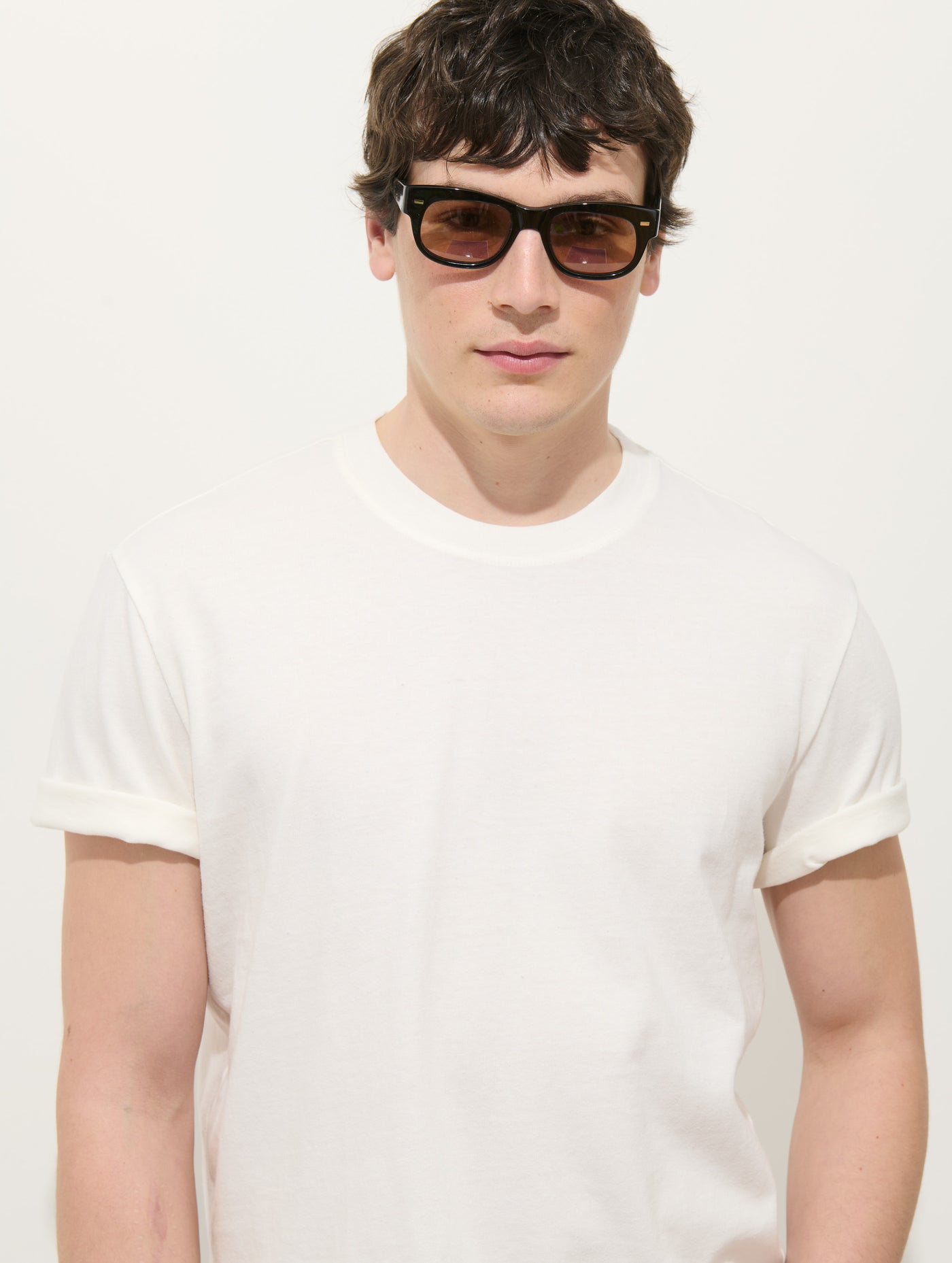 Crosby Tee In Heavy Slub Cotton