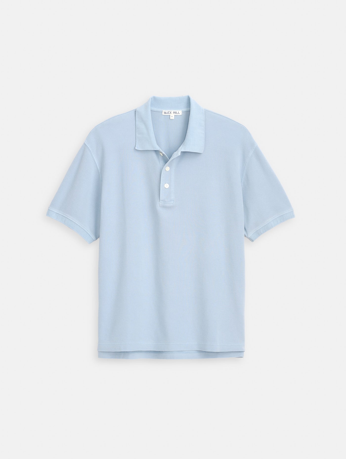 Garment Dyed Polo In Pique Cotton