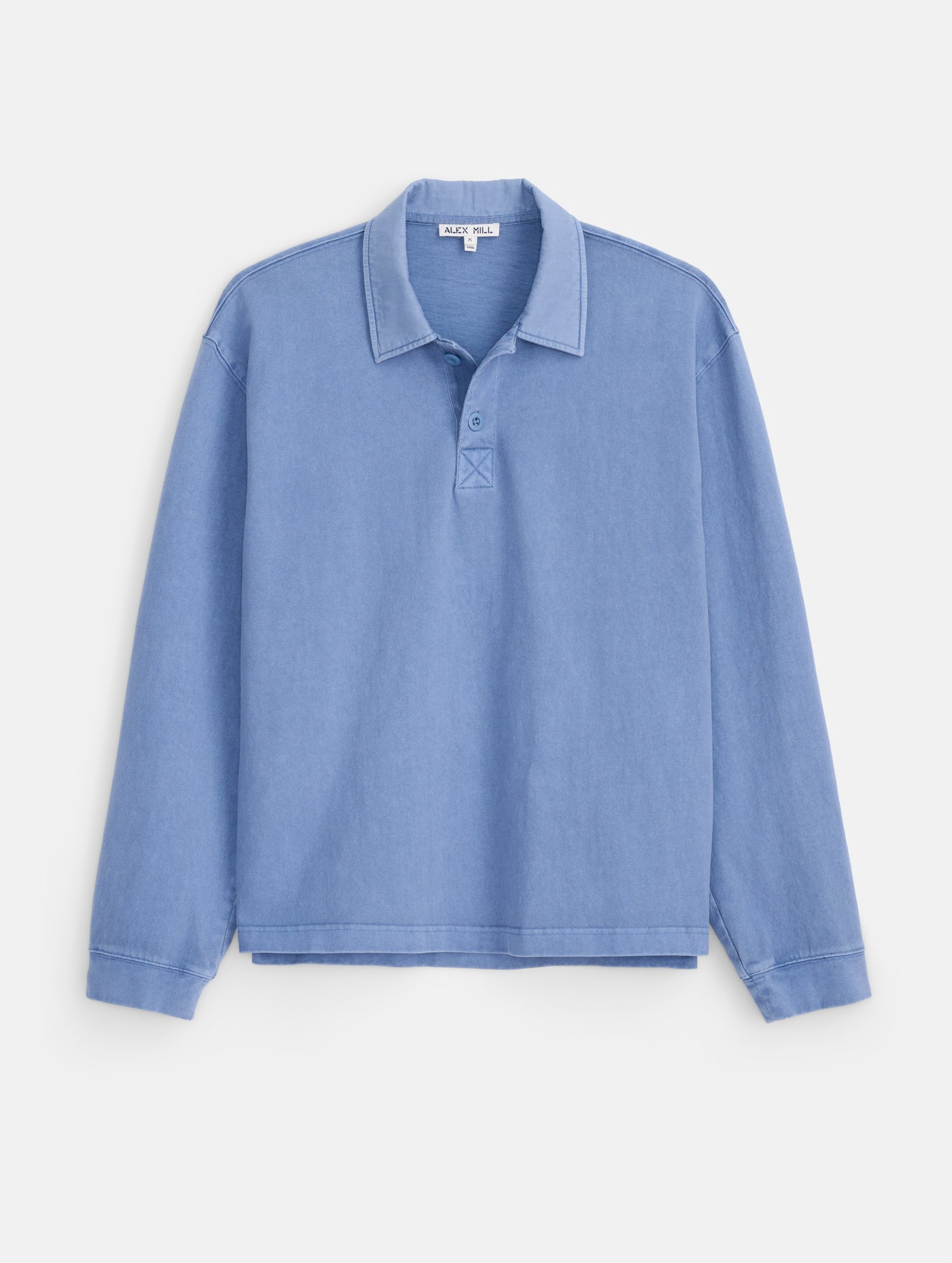 Garment Dyed Rugby Shirt In Cotton Jersey