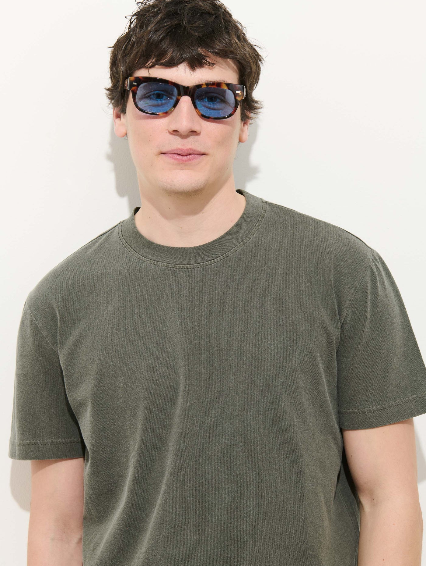 Crosby Tee In Heavy Slub Cotton