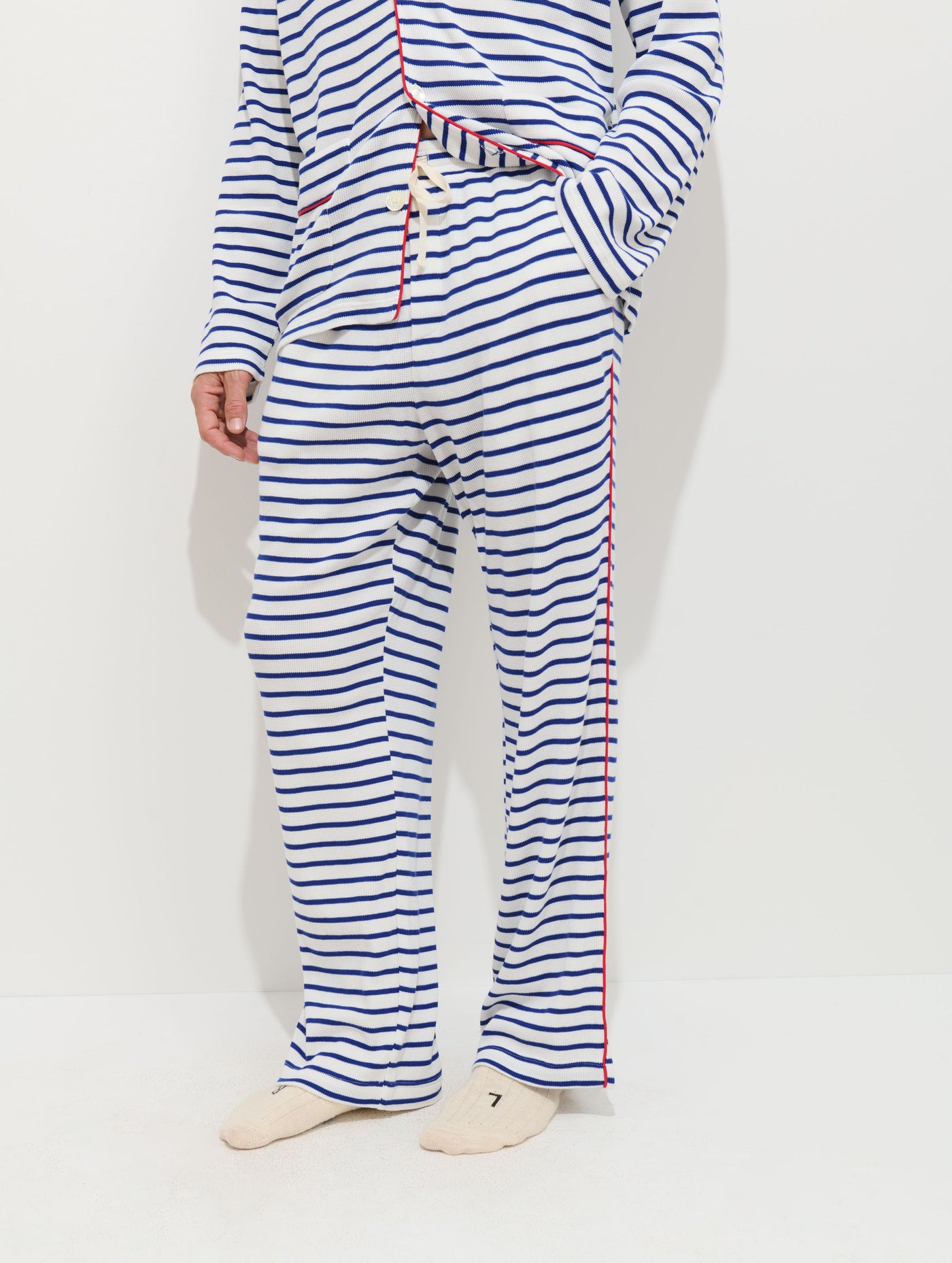 The Striped Waffle Pant
