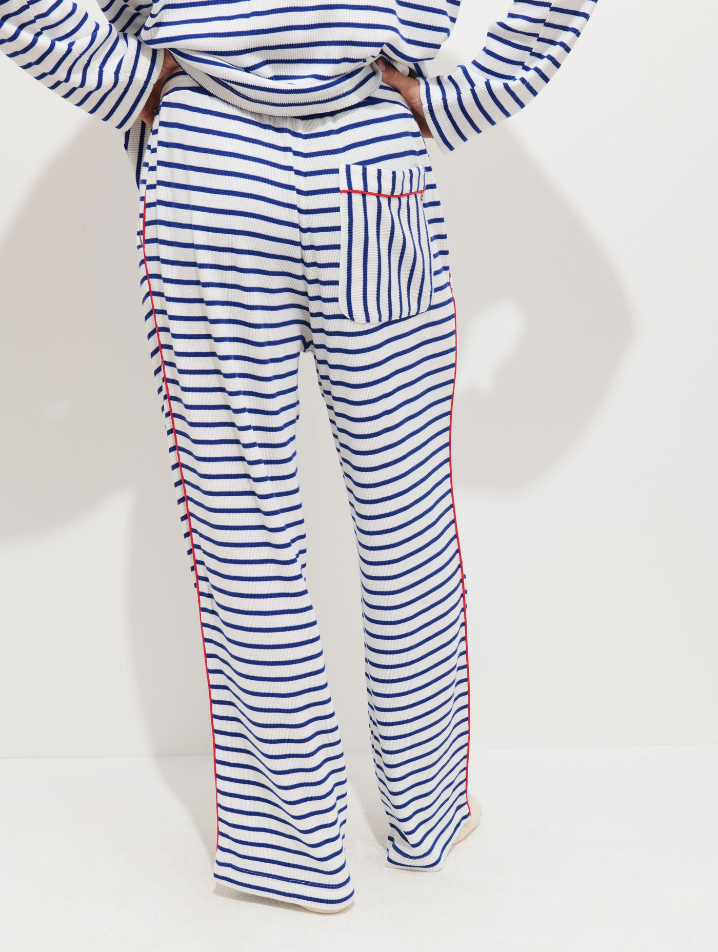 The Striped Waffle Pant