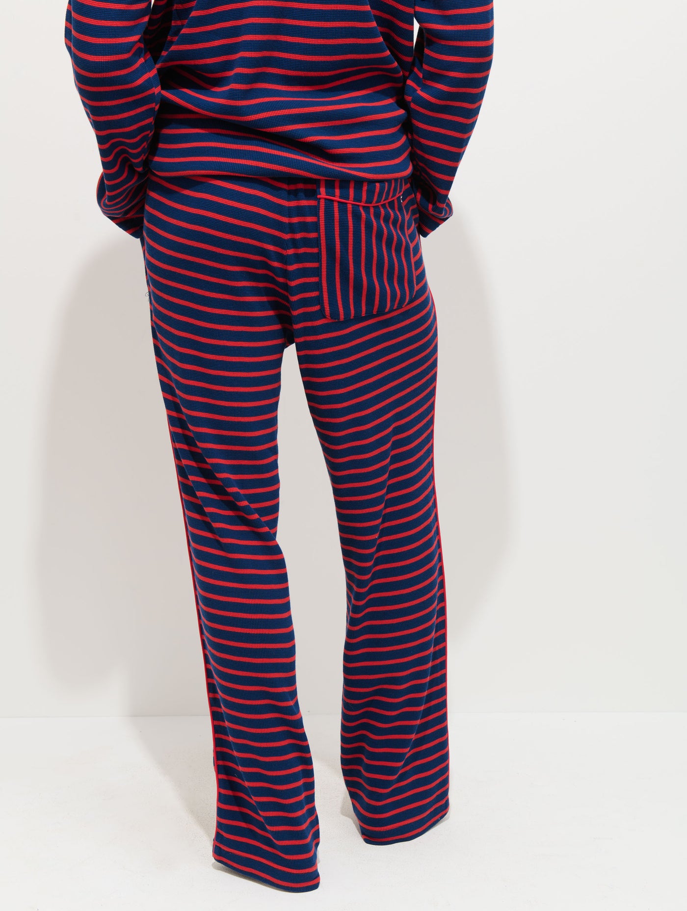 The Striped Waffle Pant
