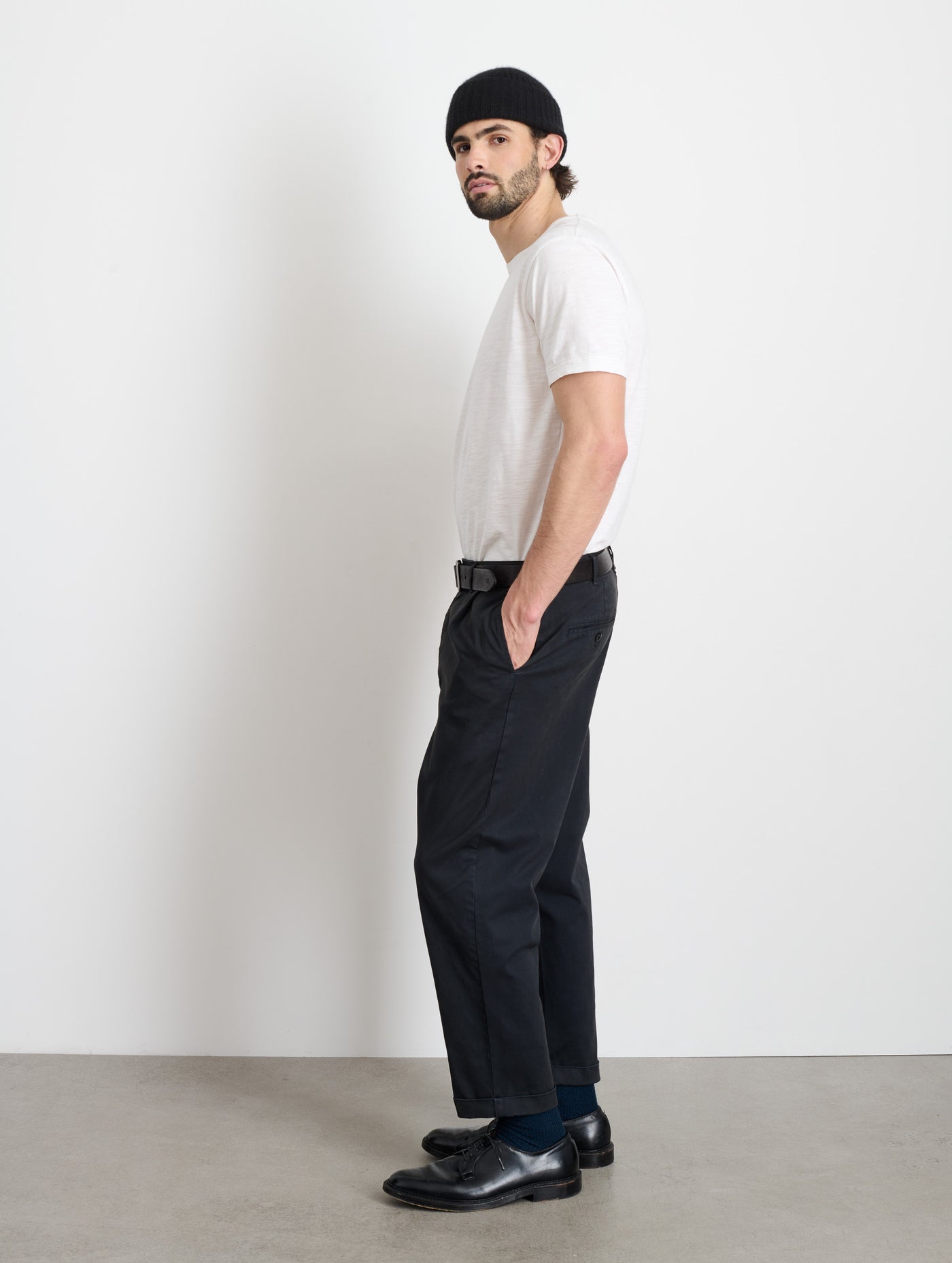 Standard Pleated Pant in Chino