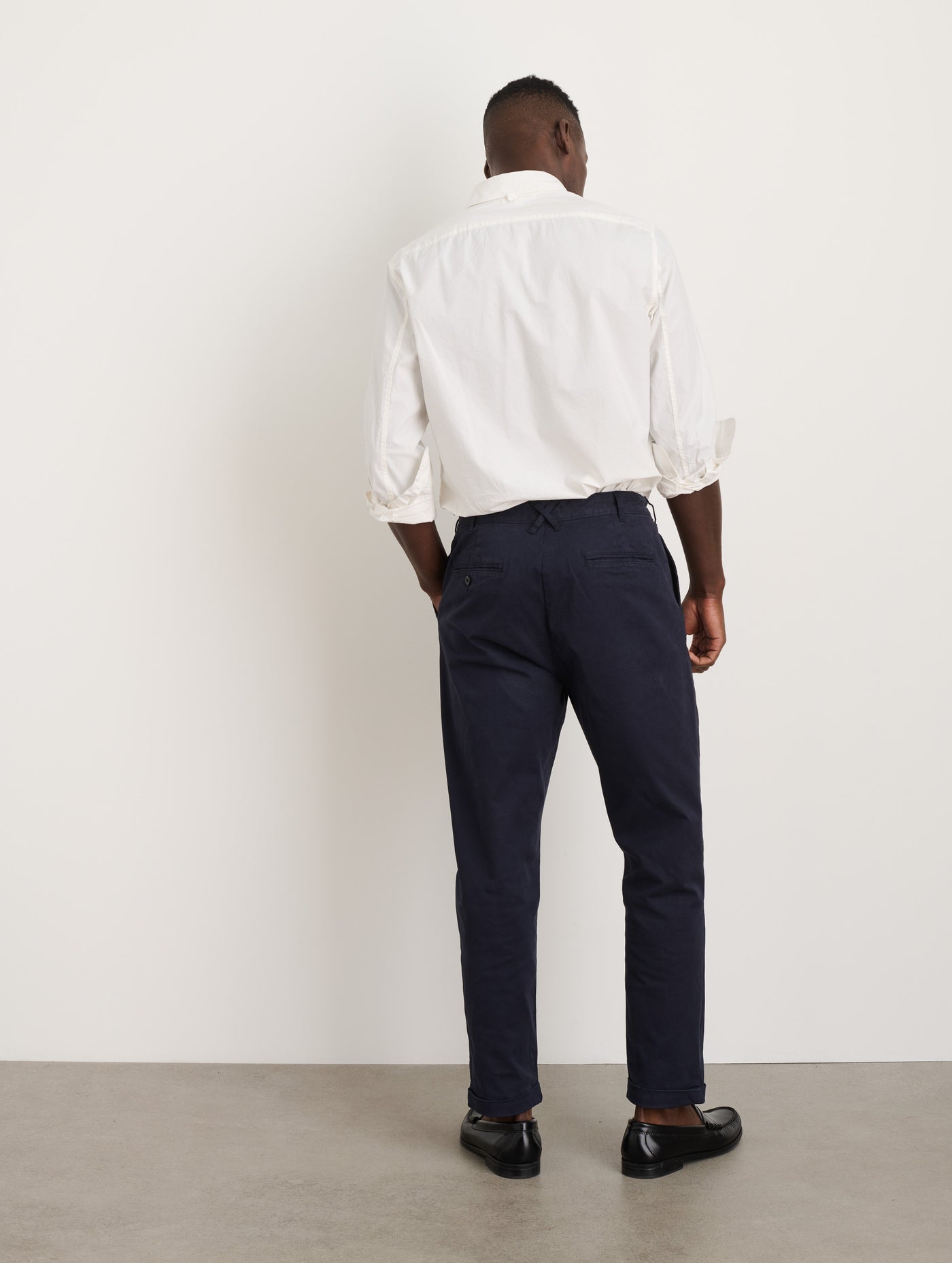 Standard Pleated Pant in Chino