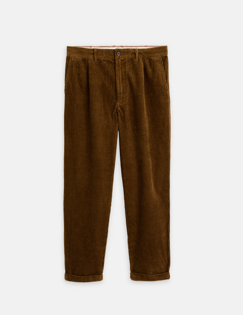 Standard Pleated Pant In Cord