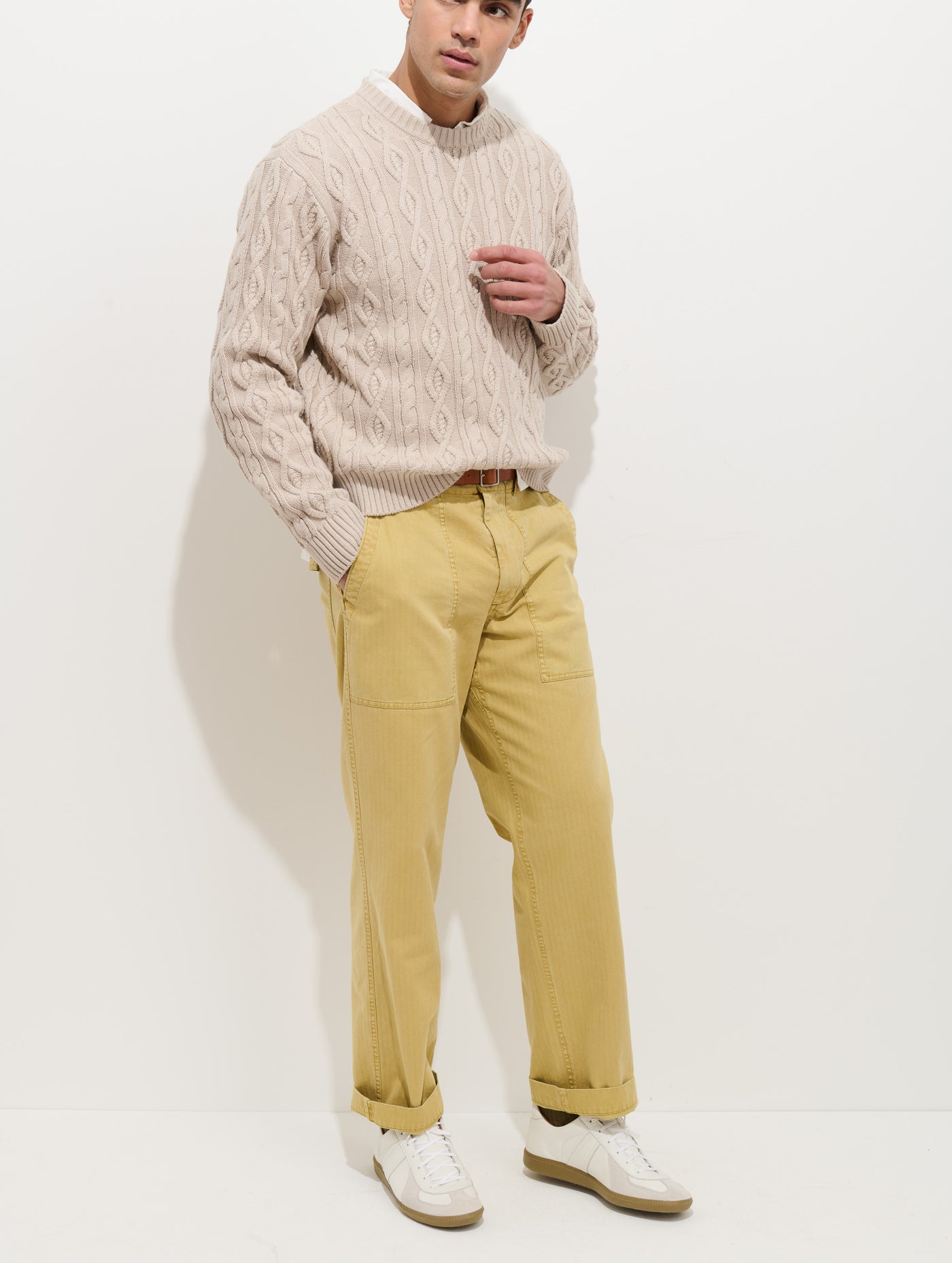 Field Pant In Herringbone