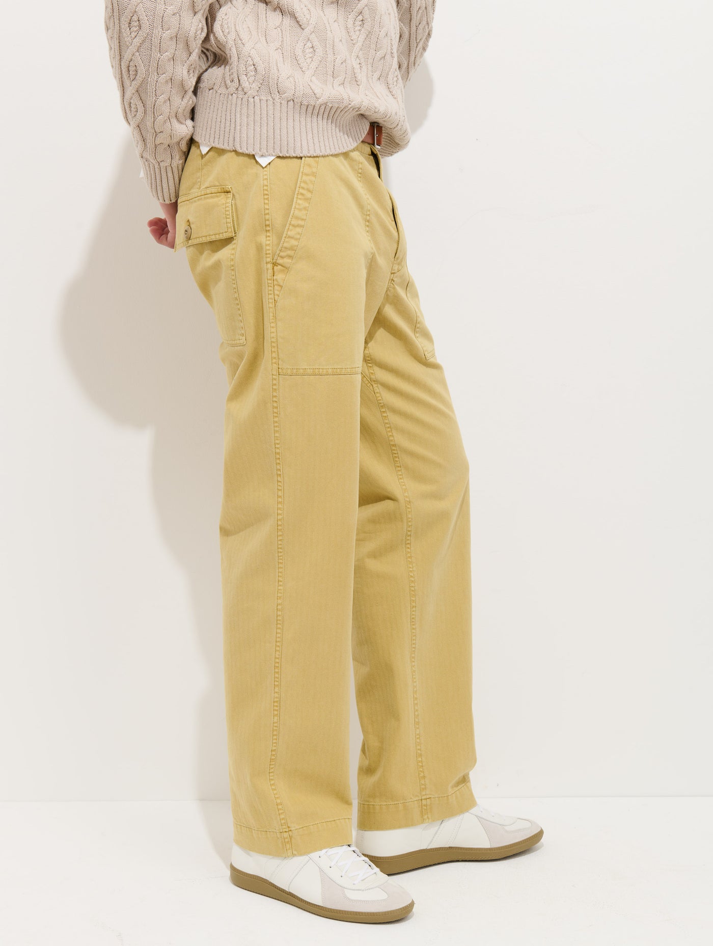 Field Pant In Herringbone