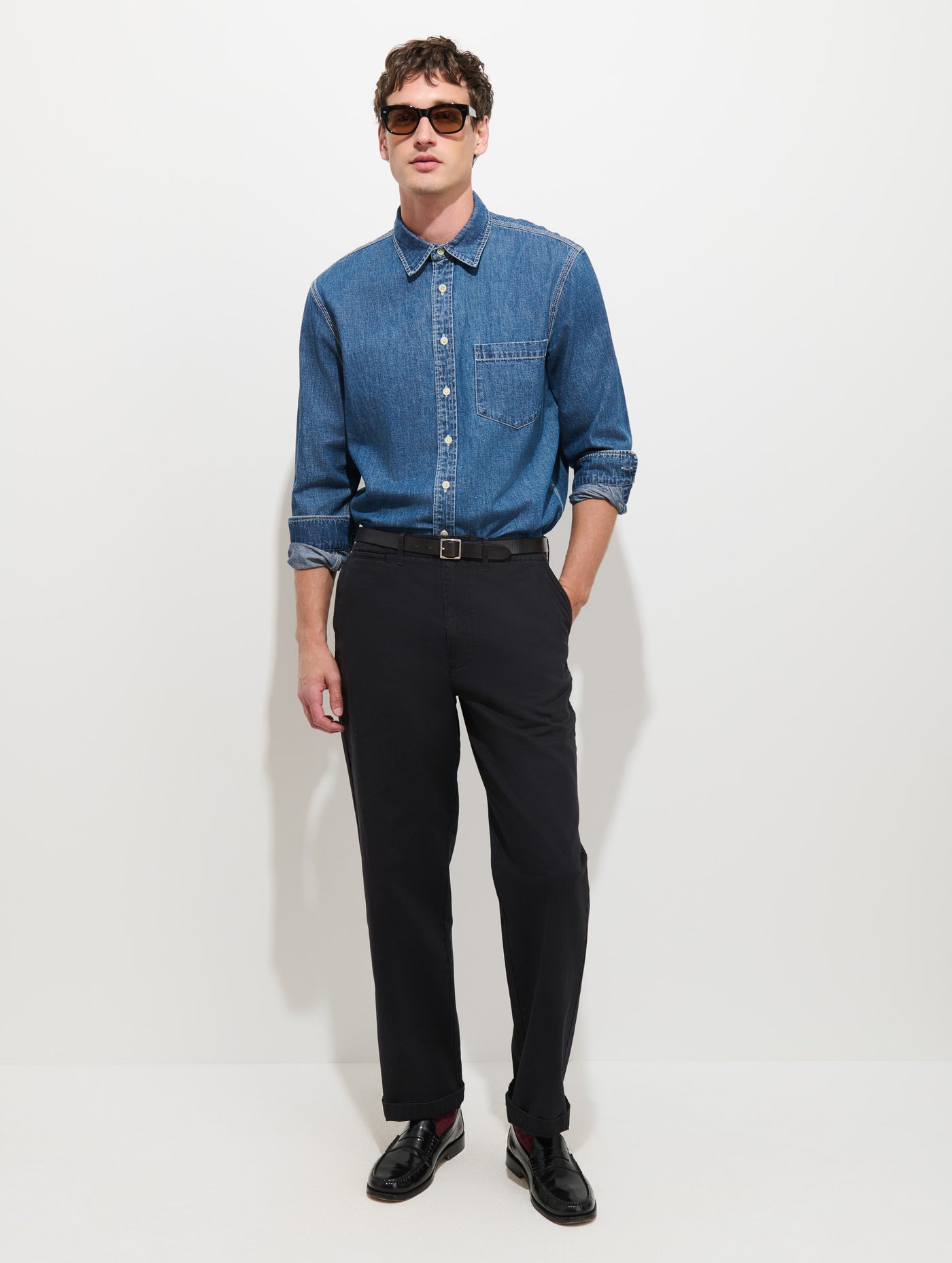 Straight Leg Pant in Vintage Washed Chino