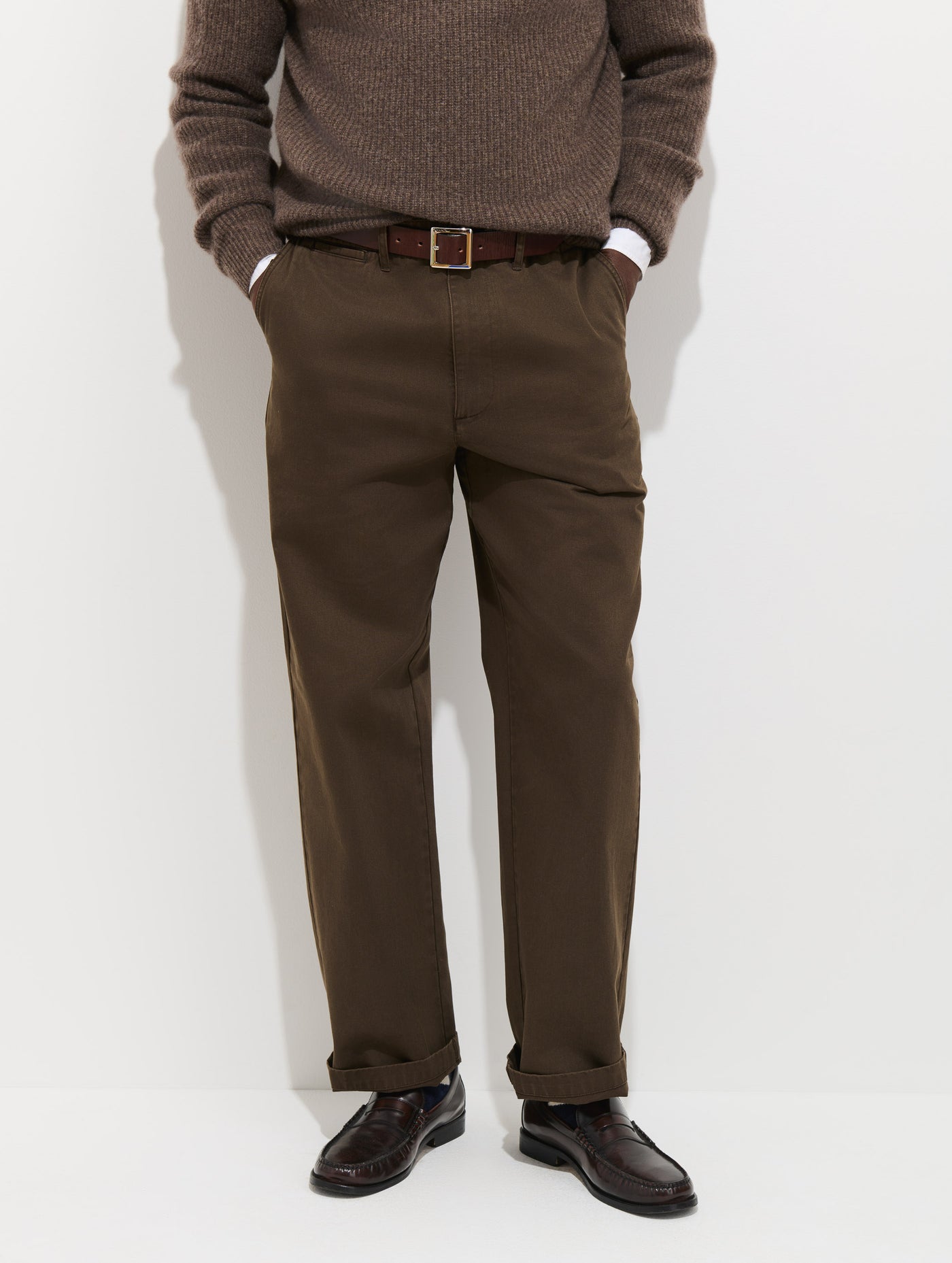 Straight Leg Pant in Vintage Washed Chino