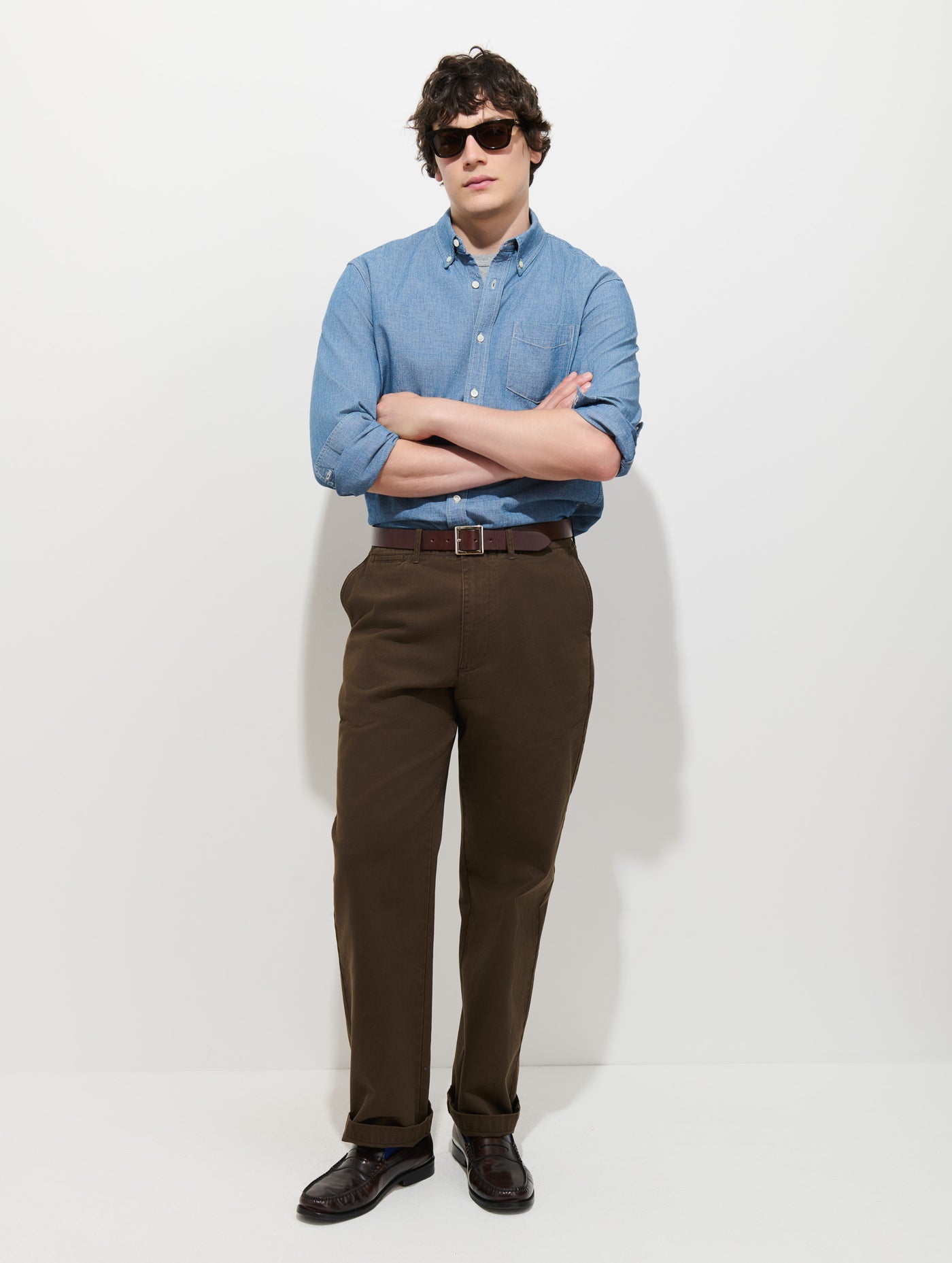 Straight Leg Pant in Vintage Washed Chino