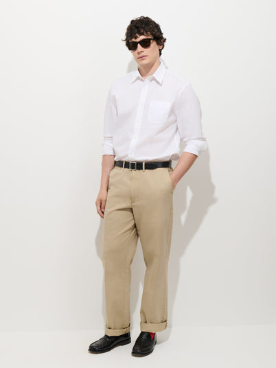Flat Front Chino in Vintage Wash